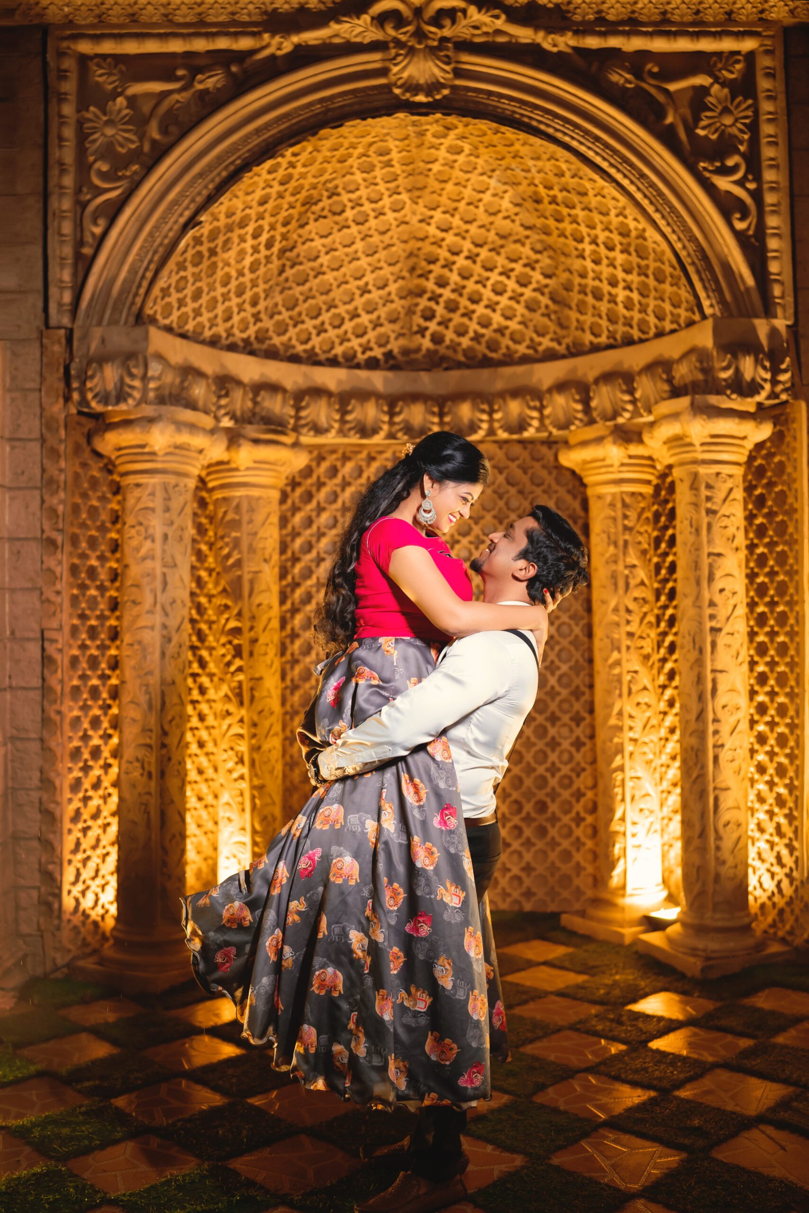 Pre-wedding couple photography at Elements Resort Bangalore by ClickCinematics